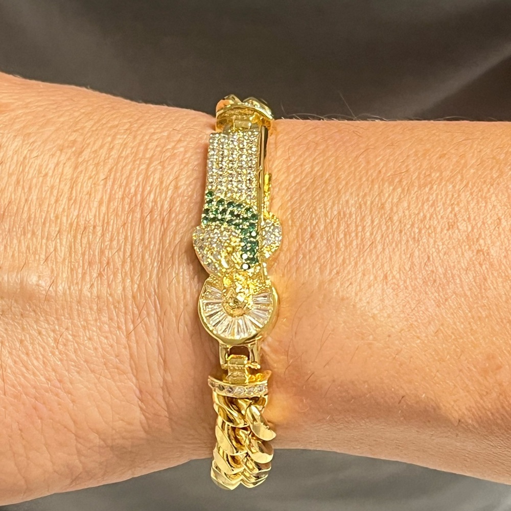 14k Gold Filled CZ St. Jude Bracelet